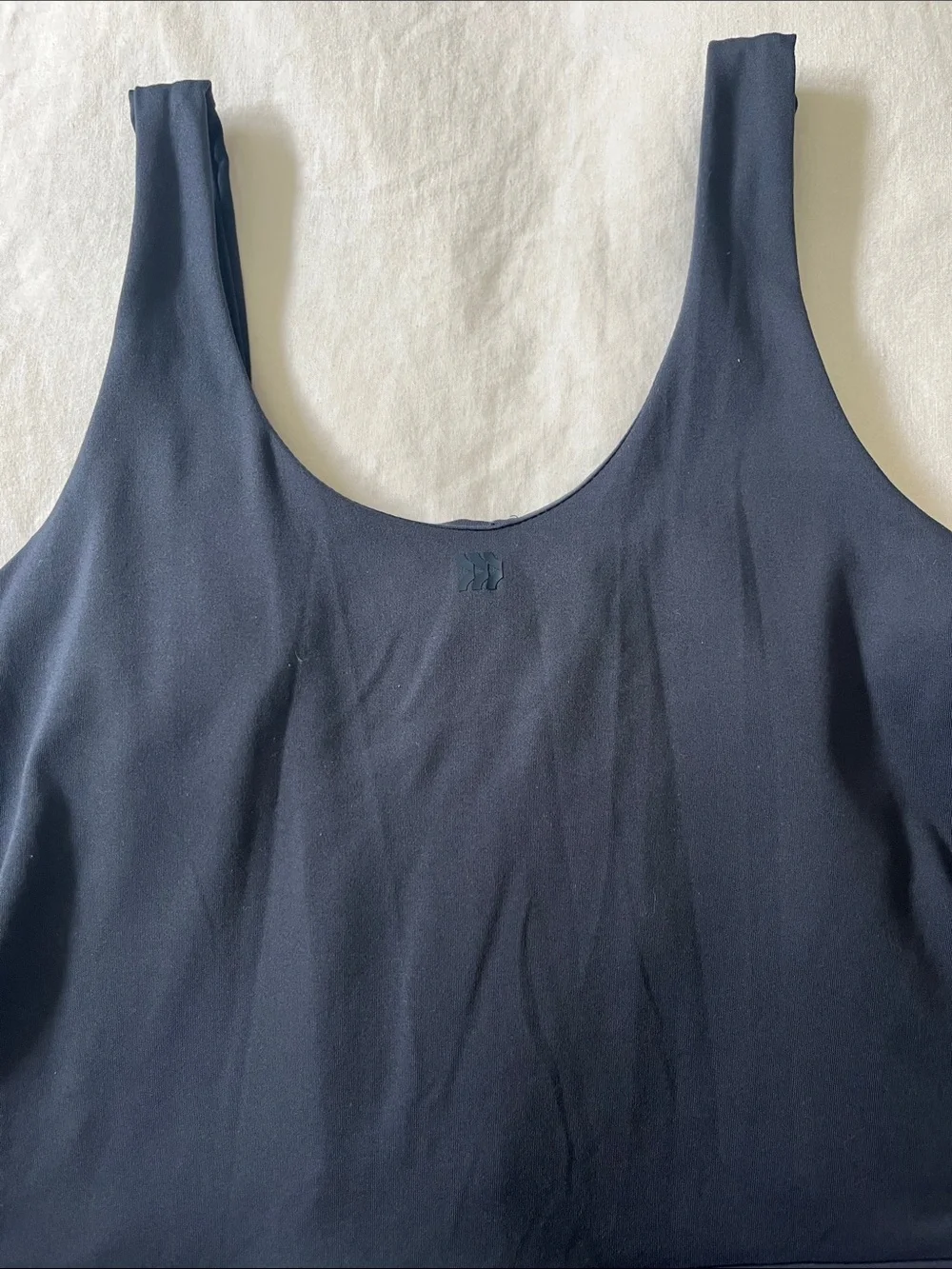 All in Motion Navy Blue Athletic Dress with Built in Shorts & Bra, Size Large - Picture 3 of 4